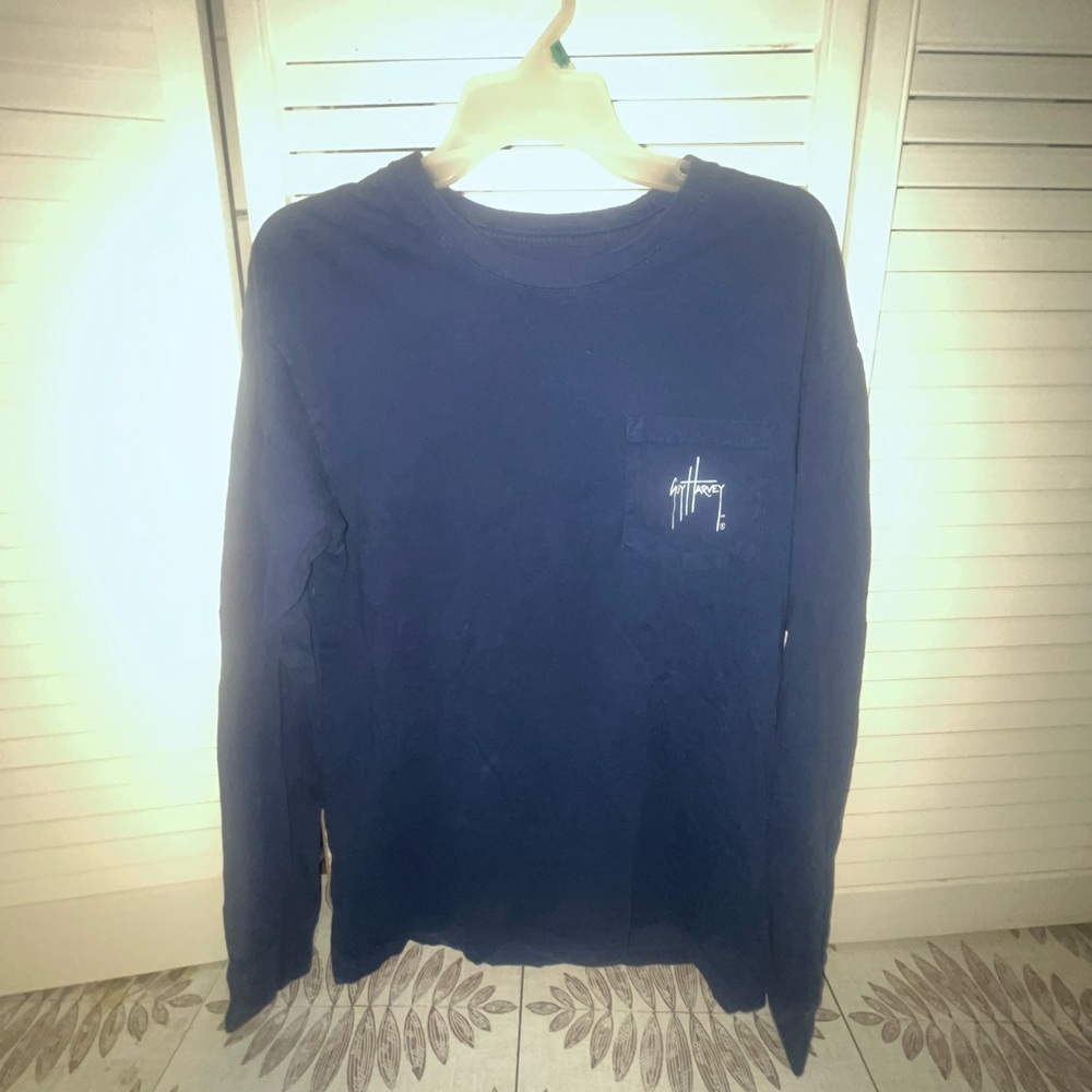 Guy Harvey Navy Long Sleeve Tee